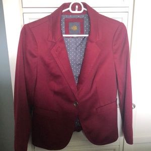 Banana Republic Maroon Blazer Size Small